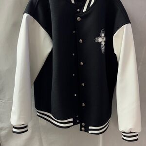 Chrome Hearts Black and Gray Jacket